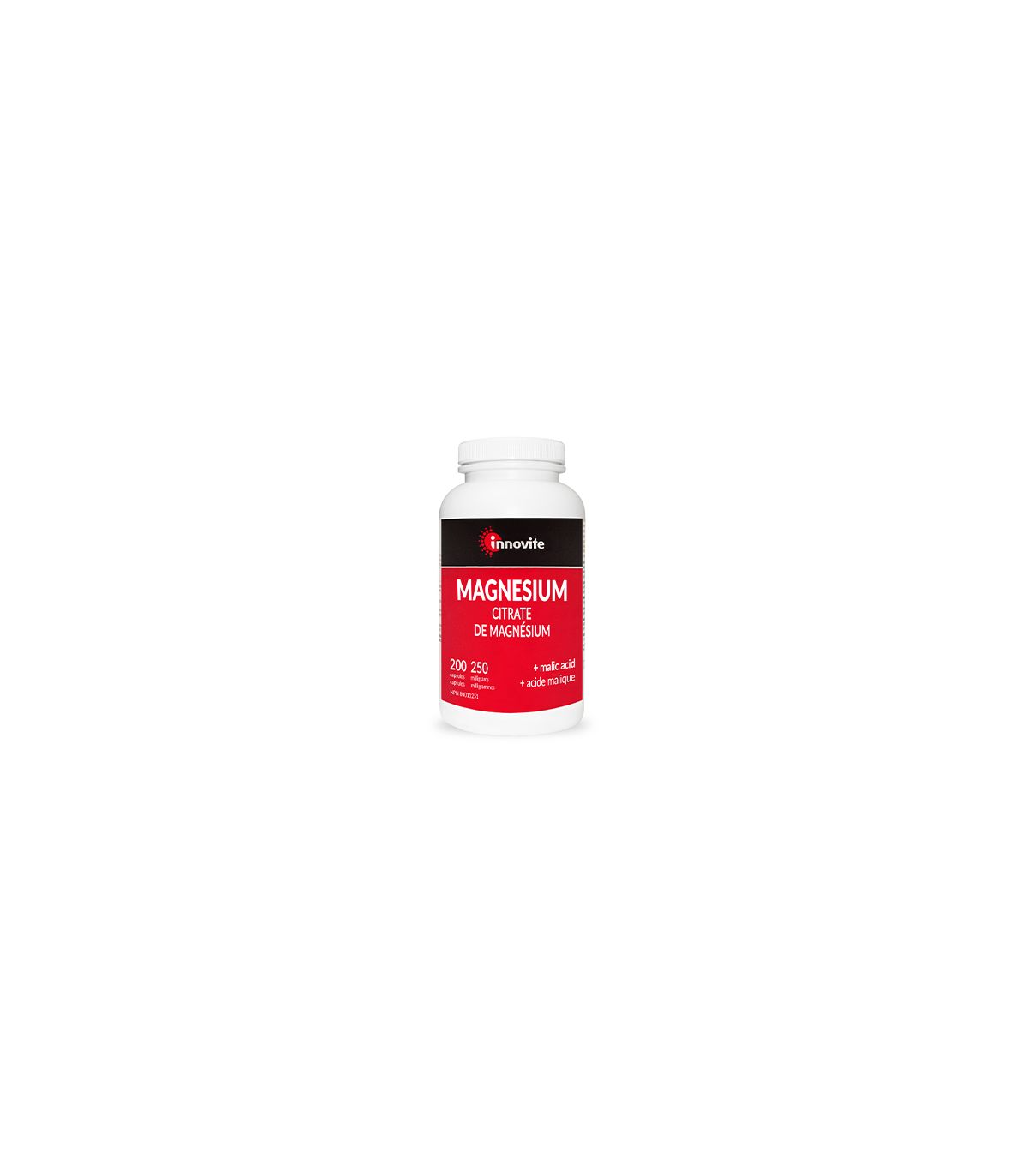 Innovite 이노바이트 사과산 200 캡슐이 포함된 구연산 마그네슘 250 mg | 매일 업데이트되는 특가 상품 | VITASHOP