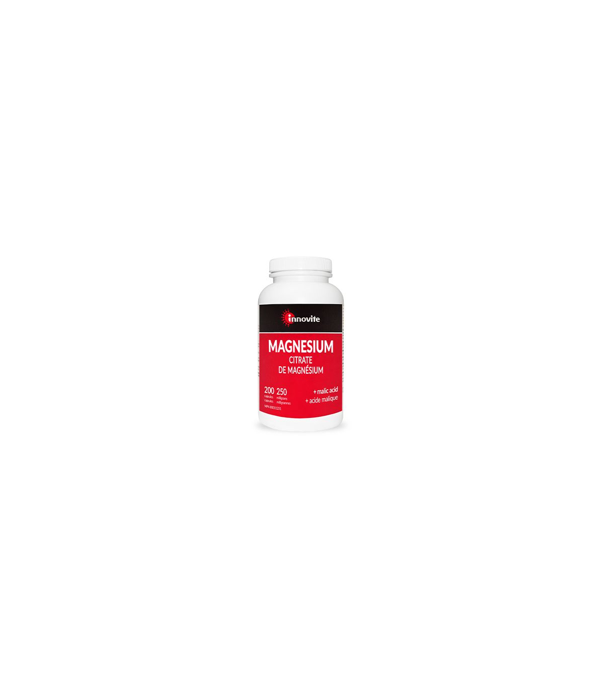 Innovite 이노바이트 사과산 200 캡슐이 포함된 구연산 마그네슘 250 mg | 매일 업데이트되는 특가 상품 | VITASHOP