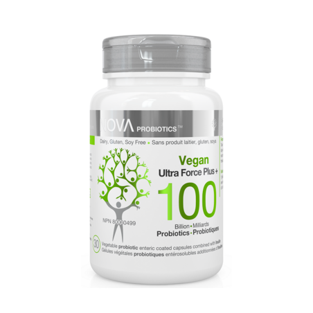 NOVA PROBIOTICS VEGAN Ultra Force Plus 100 Billion 30 Vegi Capsules | Unbeatable Prices, Daily Deals | VITASHOP