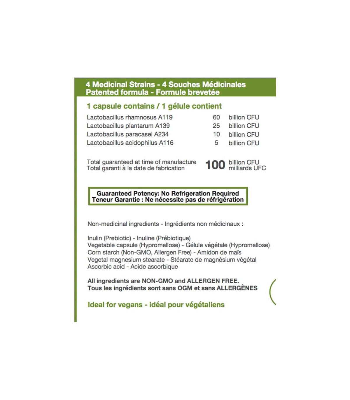 NOVA PROBIOTICS VEGAN Ultra Force Plus 100 Billion 30 Vegi Capsules | Unbeatable Prices, Daily Deals | VITASHOP