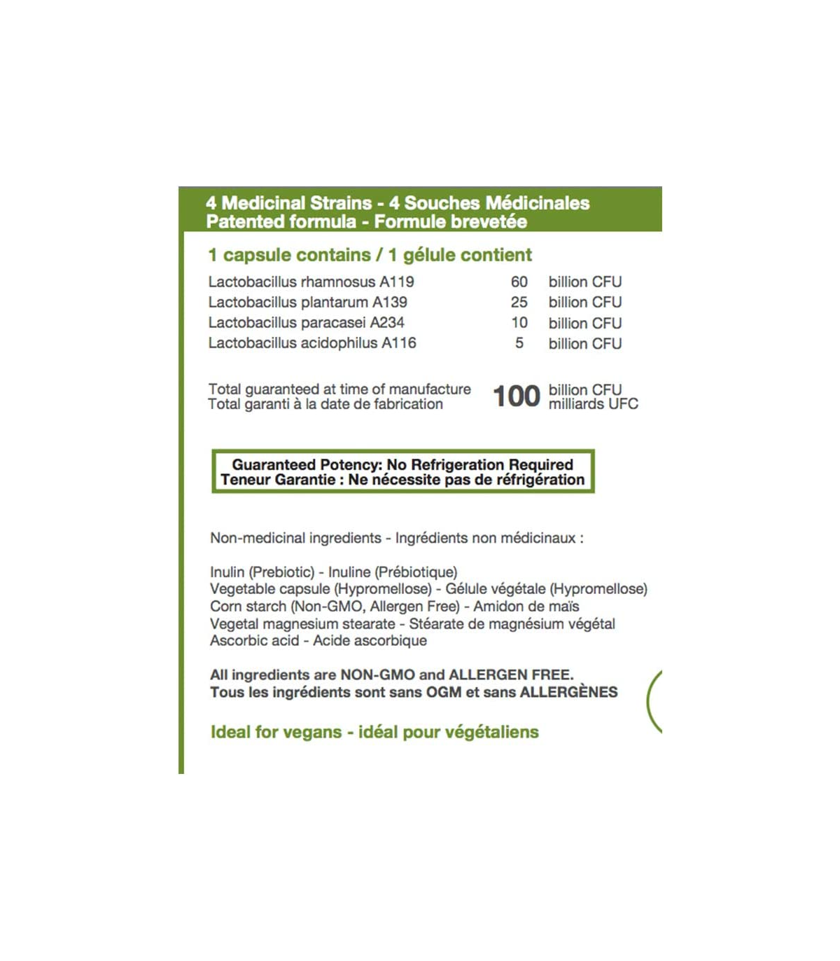 NOVA PROBIOTICS VEGAN Ultra Force Plus 100 Billion 30 Vegi Capsules | Unbeatable Prices, Daily Deals | VITASHOP