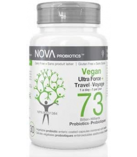 NOVA PROBIOTICS 노바 프로바이오틱스 VEGAN 울트라 포스 트래블 730억 베지캡슐 60정 | 매일 업데이트되는 특가 상품 | VITASHOP
