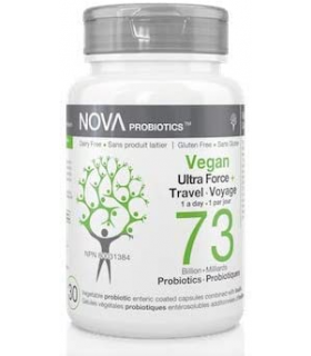 NOVA PROBIOTICS 노바 프로바이오틱스 VEGAN 울트라 포스 트래블 730억 베지캡슐 60정 | 매일 업데이트되는 특가 상품 | VITASHOP