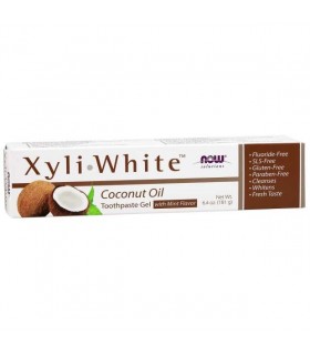 NOW Foods XyliWhite Coconut Oil Toothpaste Gel, 181 g | Unbeatable Prices, Daily Deals | VITASHOP