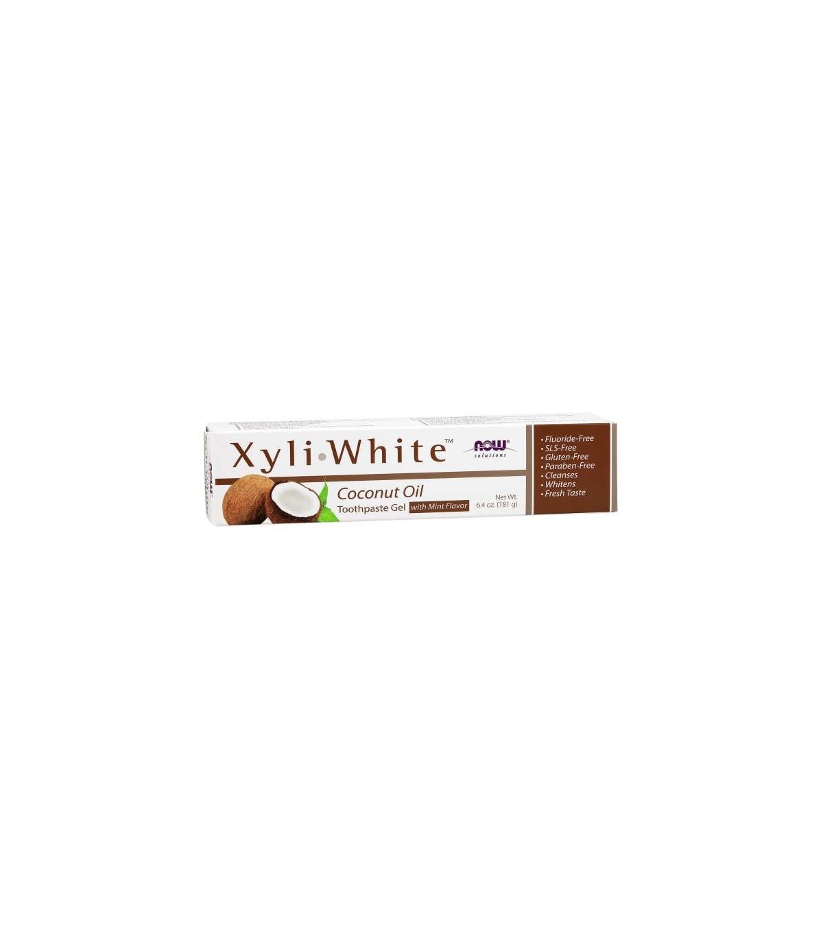 NOW Foods XyliWhite Coconut Oil Toothpaste Gel, 181 g | Unbeatable Prices, Daily Deals | VITASHOP