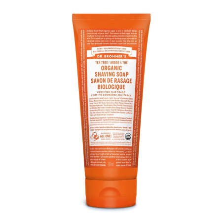 Dr. Bronner's Tea Tree Shaving Gel 207 ml | Unbeatable Prices, Daily Deals | VITASHOP