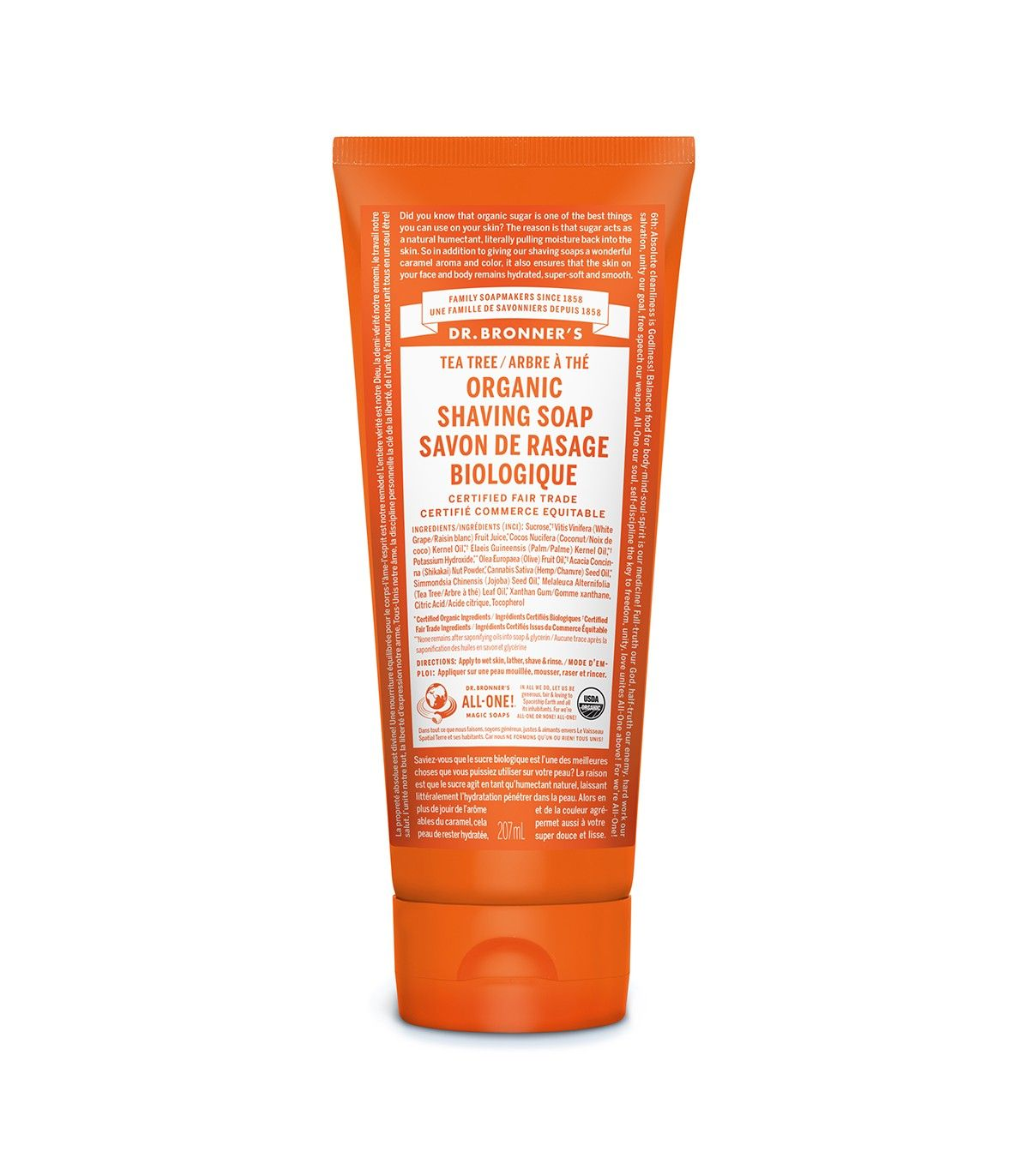 Dr. Bronner's Tea Tree Shaving Gel 207 ml | Unbeatable Prices, Daily Deals | VITASHOP