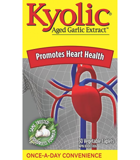 Kyolic Aged Garlic Extract Once A Day 30 Vegi Caplets | Unbeatable Prices, Daily Deals | VITASHOP