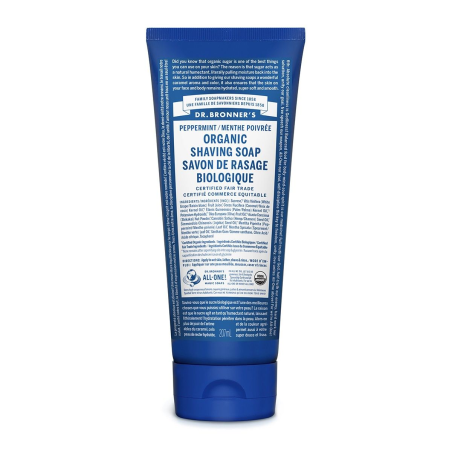 Dr. Bronner's 닥터 브로너스 스피어민트 페퍼민트 쉐이빙 젤 207ml | 매일 업데이트되는 특가 상품 | VITASHOP