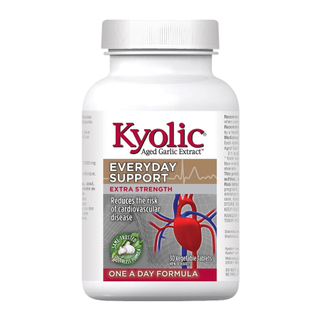 Kyolic 키욜릭 Extra Strength 1000 mg One A Day 30 식물성 캡슐 | 매일 업데이트되는 특가 상품 | VITASHOP