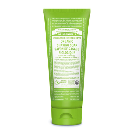 Dr. Bronner's Lemongrass Lime Shaving Gel 207 ml | Unbeatable Prices, Daily Deals | VITASHOP