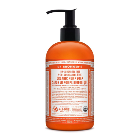 Dr. Bronner's Tea Tree Sugar Pump Soap 355 ml | Unbeatable Prices, Daily Deals | VITASHOP