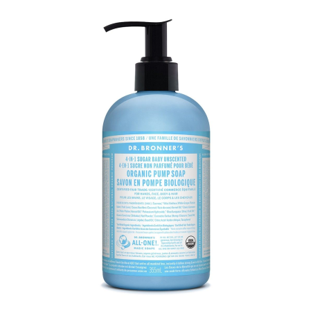 Dr. Bronner's 닥터 브로너스 베이비 무향 슈가 펌프 비누 355ml | 매일 업데이트되는 특가 상품 | VITASHOP