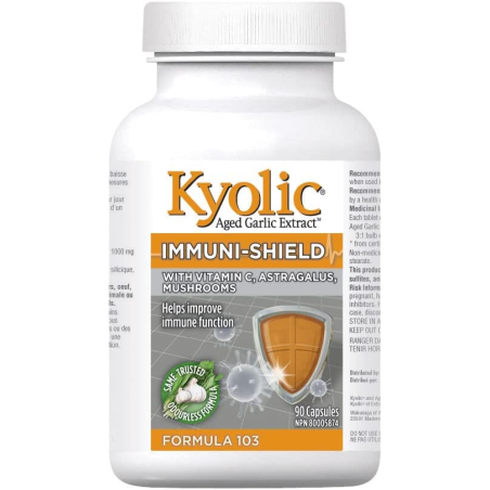 Kyolic Formula 103 Immuni-Shield 90 Capsules | Unbeatable Prices, Daily Deals | VITASHOP
