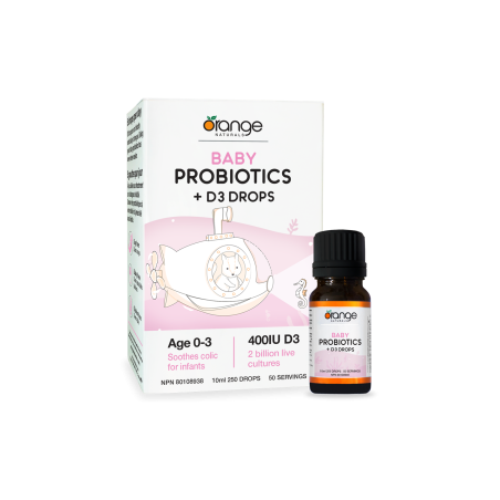 Orange Naturals 오렌지 내추럴스 베이비 프로바이오틱스 + D3 드롭스 50ml | 매일 업데이트되는 특가 상품 | VITASHOP