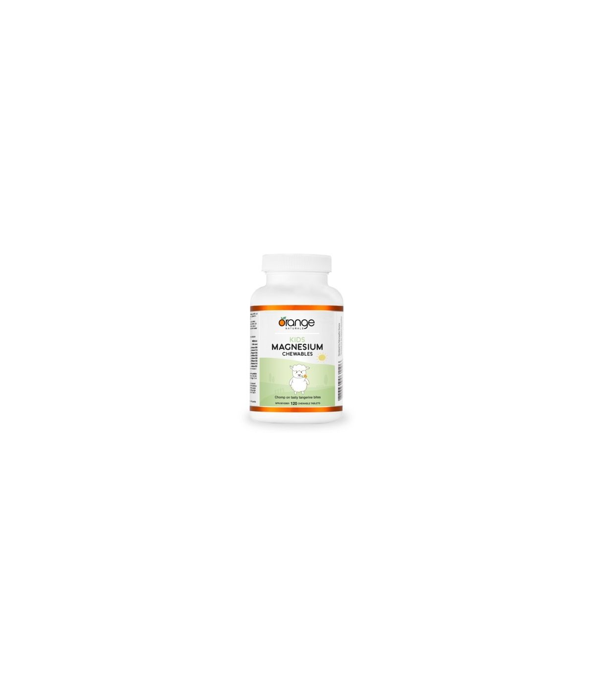Orange Naturals Kids Magnesium Chewables 50 mg Tangerine 120 Tablets | Unbeatable Prices, Daily Deals | VITASHOP
