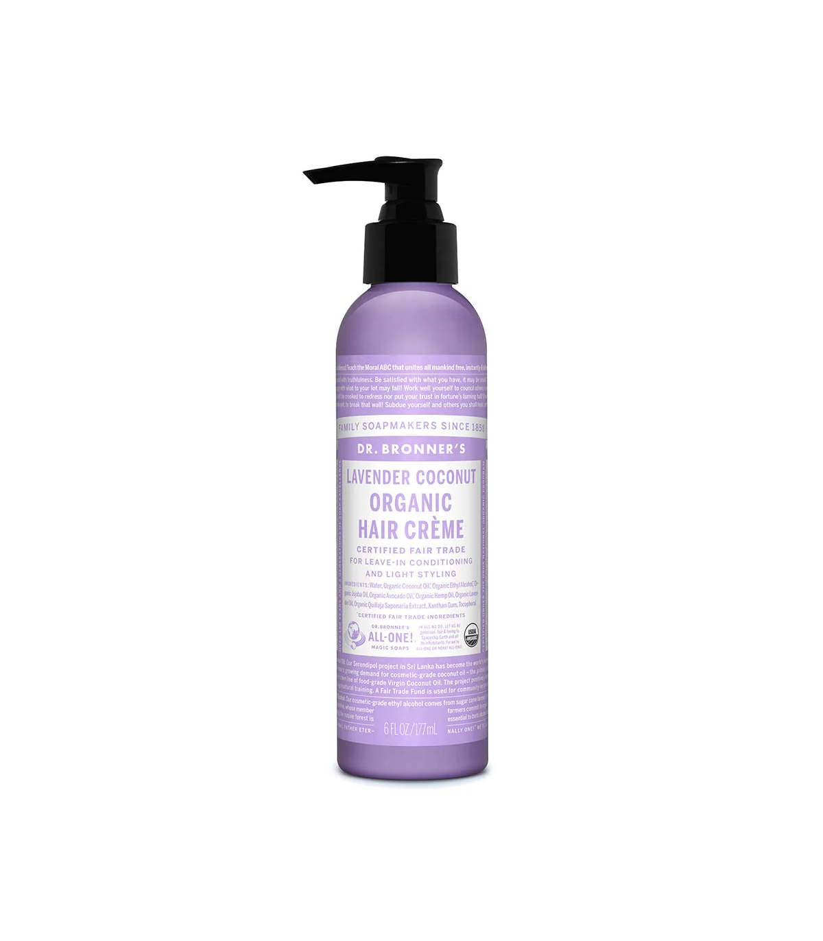 Dr. Bronner's Lavender Hair Cond & Style Creme 177 ml | Unbeatable Prices, Daily Deals | VITASHOP