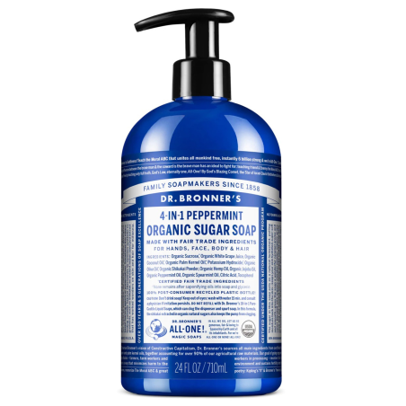 Dr. Bronner's 닥터 브로너스 페퍼민트 슈가 펌프 솝 오그 710ml | 매일 업데이트되는 특가 상품 | VITASHOP