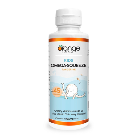 Orange Naturals 오렌지 내추럴스 키즈 오메가 스퀴즈 탠저린 225ml | 매일 업데이트되는 특가 상품 | VITASHOP