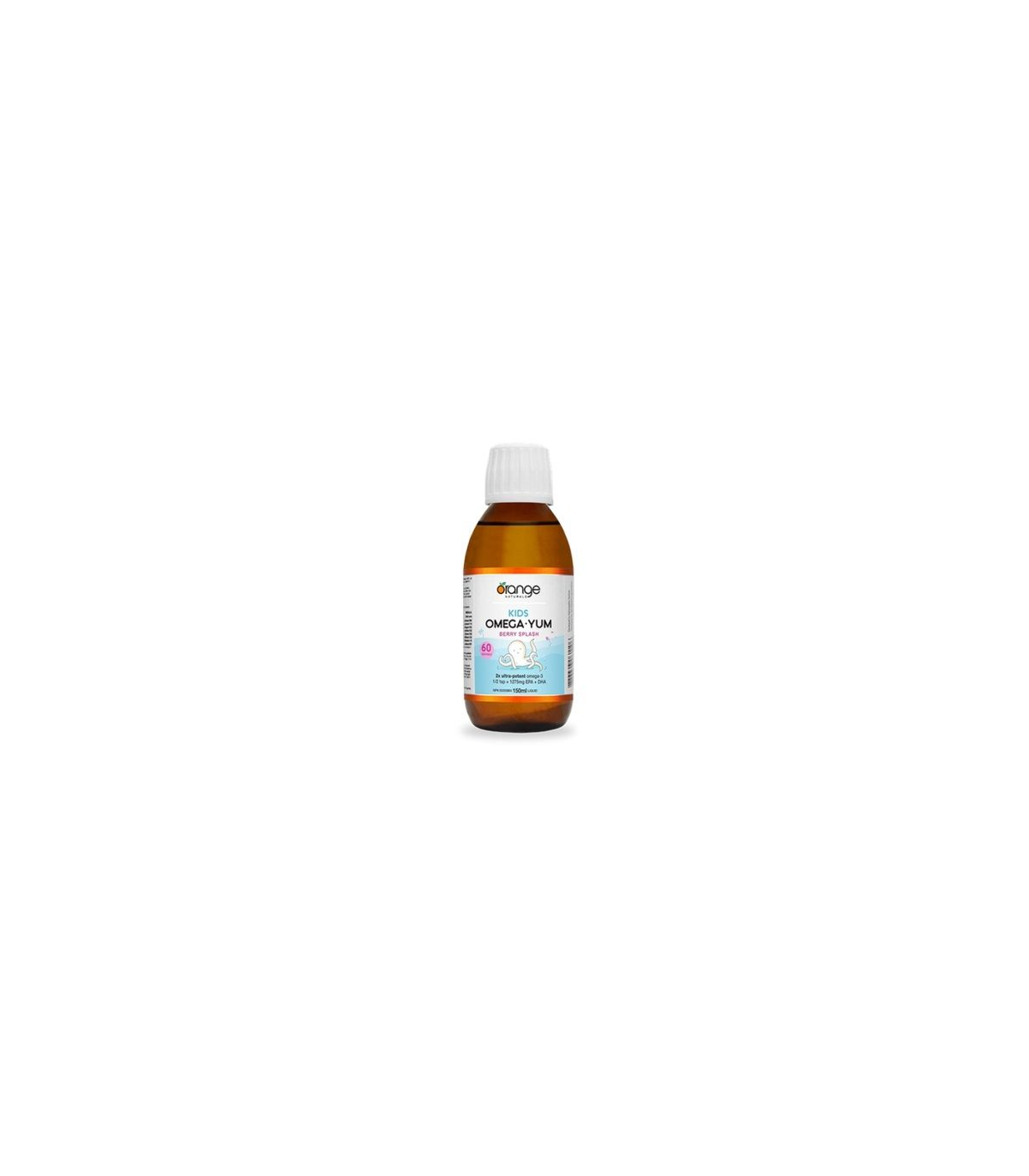 Orange Naturals Kids Omega Yum Berry Splash 150 ml | Unbeatable Prices, Daily Deals | VITASHOP