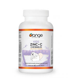 Orange Naturals Kids Zinc + C Chewables Delicious Orange 90 Tablets | Unbeatable Prices, Daily Deals | VITASHOP