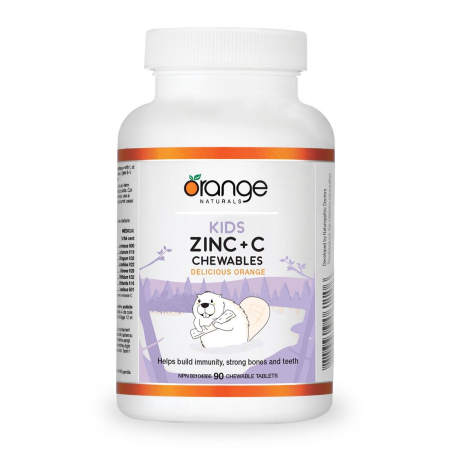 Orange Naturals Kids Zinc + C Chewables Delicious Orange 90 Tablets | 每天不同折扣, 全网最低价格 | 种类齐全的保健品店铺 VITASHOP, 只有你想不到, 没有你买不到 !