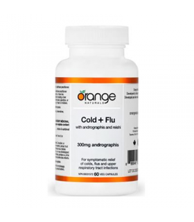Orange Naturals Cold + Flu with andographis + reishi 60 Vegi Capsules | Unbeatable Prices, Daily Deals | VITASHOP