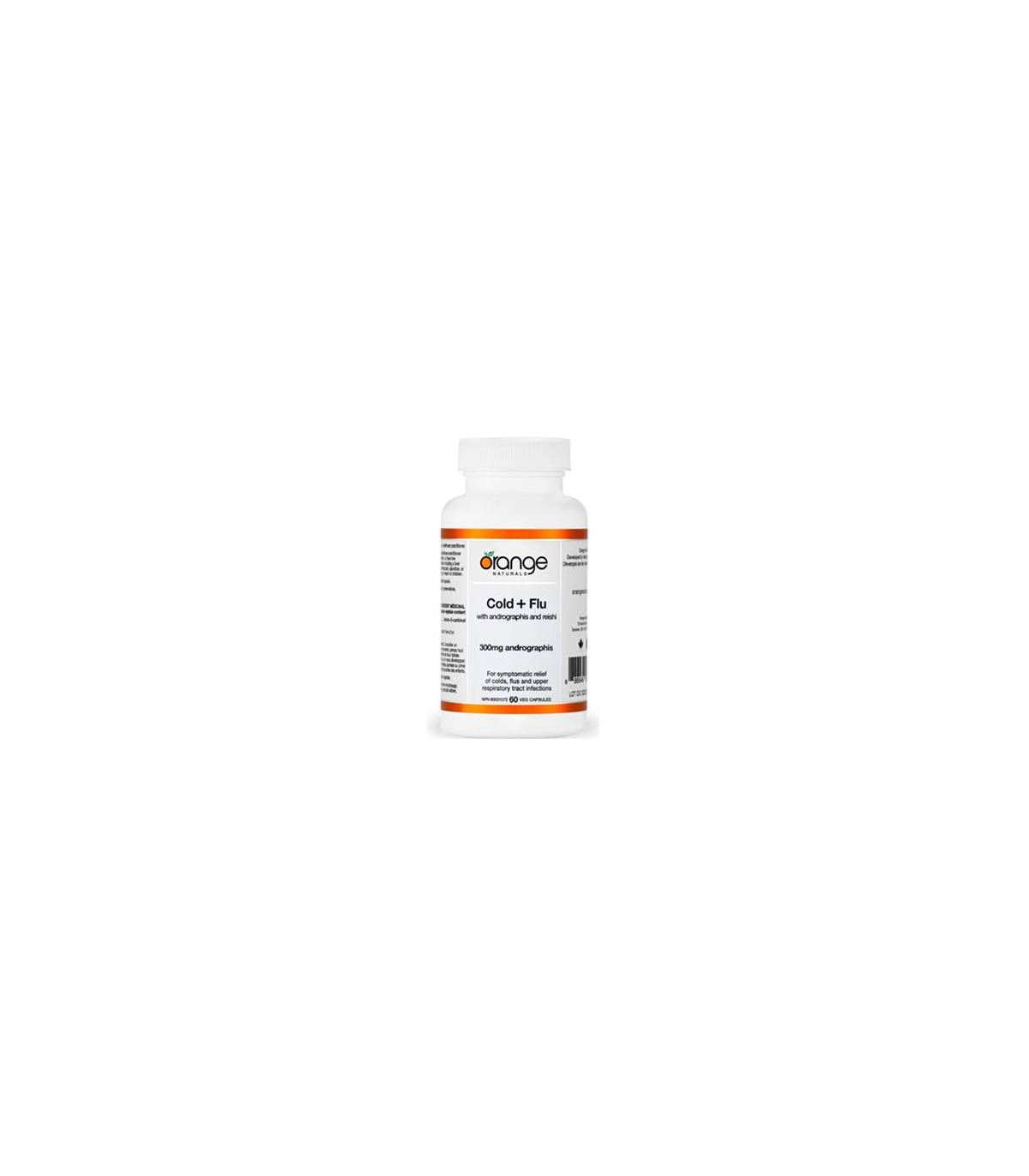 Orange Naturals 오렌지 내추럴스 감기 + 독감 with andographis + reishi 60 베지 캡슐 | 매일 업데이트되는 특가 상품 | VITASHOP