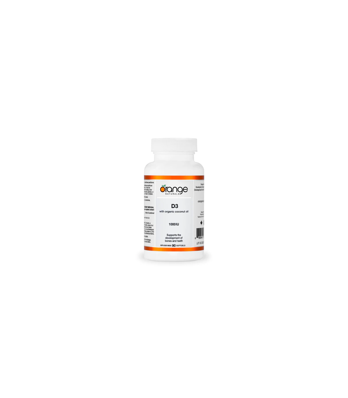 D3 Softgels organic coconut oil 90 Softgels | Safest & Easiest Shopping Vitamins Online | VITASHOP