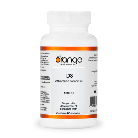 D3 Softgels organic coconut oil 90 Softgels | Safest & Easiest Shopping Vitamins Online | VITASHOP