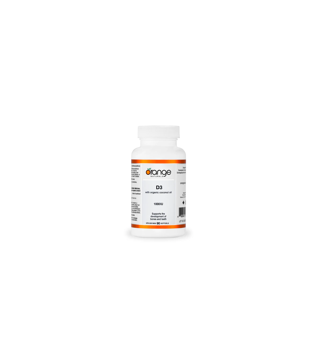 D3 Softgels organic coconut oil 90 Softgels | Safest & Easiest Shopping Vitamins Online | VITASHOP