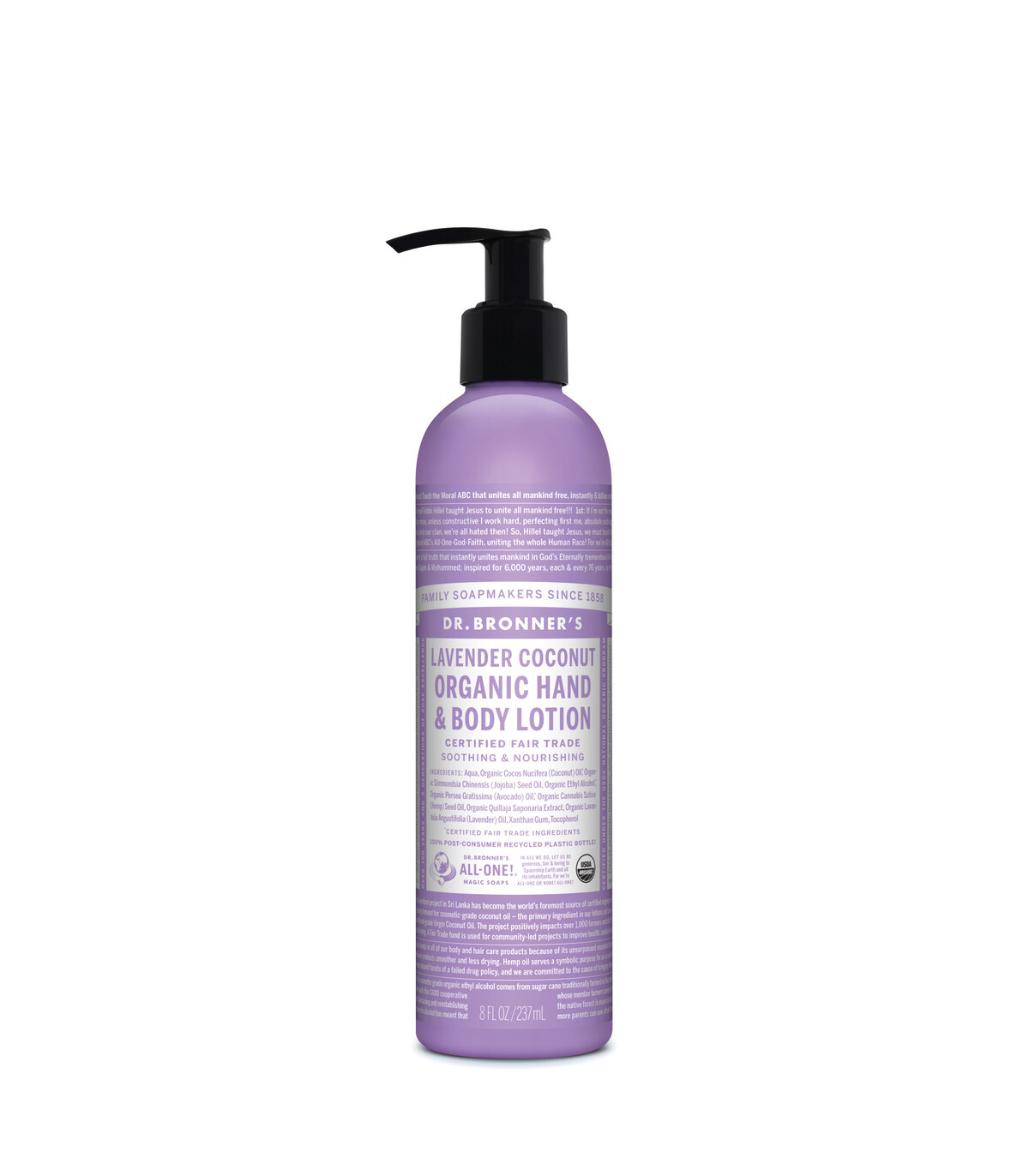 Dr. Bronner's Lavender Coconut Organic Lotion 237 ml | Unbeatable Prices, Daily Deals | VITASHOP