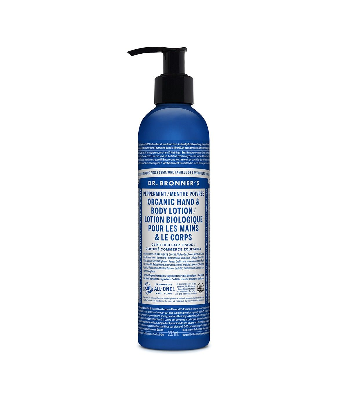 Peppermint Organic Lotion 237 ml | Safest & Easiest Shopping Vitamins Online | VITASHOP