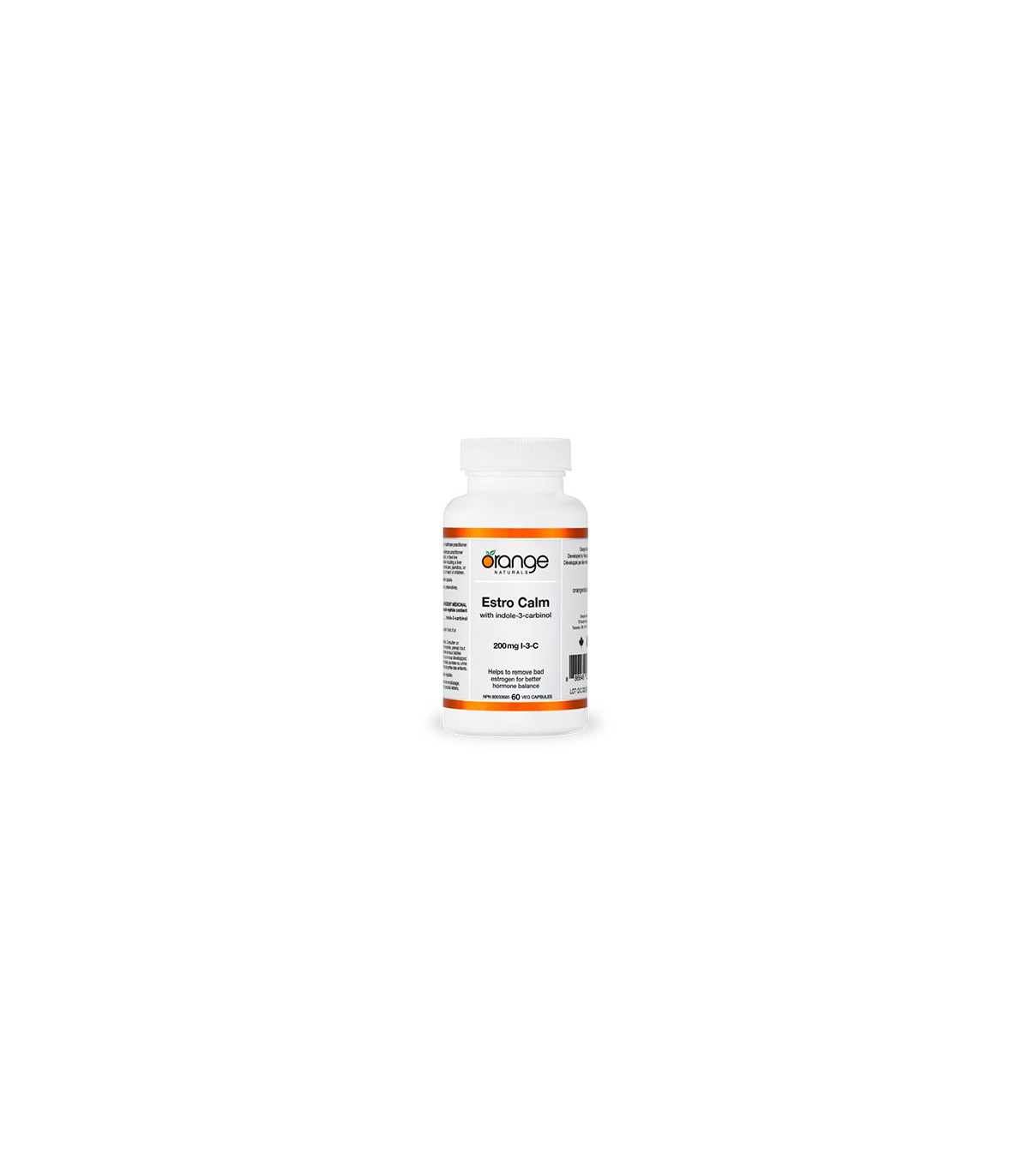 Orange Naturals 오렌지 내추럴스 Estro Calm with I-3-C 200 mg 60 식물성 캡슐 | 매일 업데이트되는 특가 상품 | VITASHOP