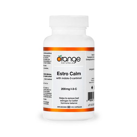 Orange Naturals 오렌지 내추럴스 Estro Calm with I-3-C 200 mg 60 식물성 캡슐 | 매일 업데이트되는 특가 상품 | VITASHOP