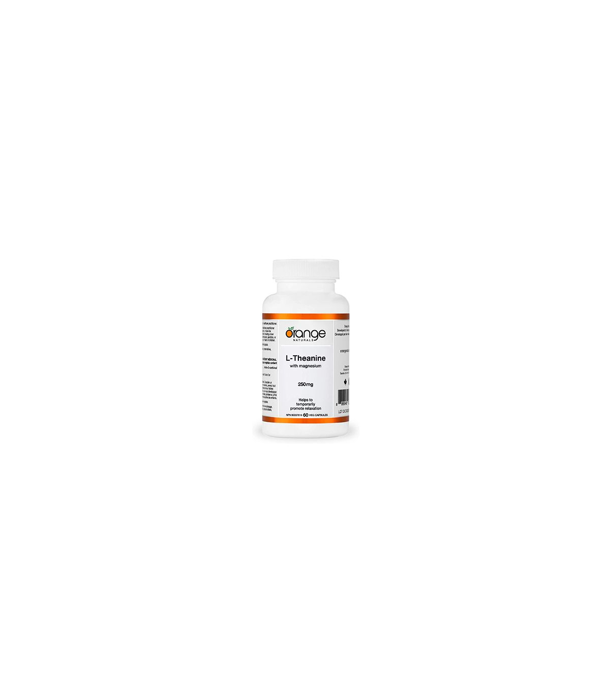 Orange Naturals 오렌지 내추럴스 L-테아닌 250 mg 60 식물성 캡슐 | 매일 업데이트되는 특가 상품 | VITASHOP