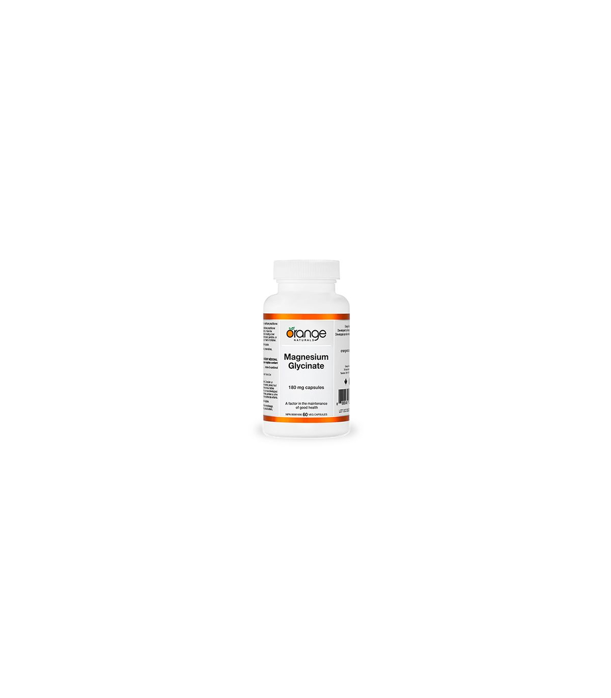 Orange Naturals Magnesium Glycinate 180 mg 60 Vegi Capsules | Unbeatable Prices, Daily Deals | VITASHOP