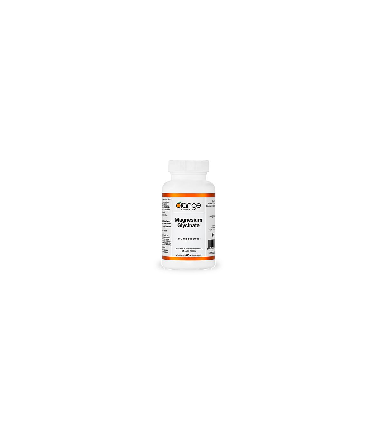 Orange Naturals Magnesium Glycinate 180 mg 60 Vegi Capsules | Unbeatable Prices, Daily Deals | VITASHOP