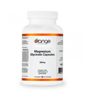 Orange Naturals Magnesium Glycinate 200 mg 90 Vegi Capsules | Unbeatable Prices, Daily Deals | VITASHOP