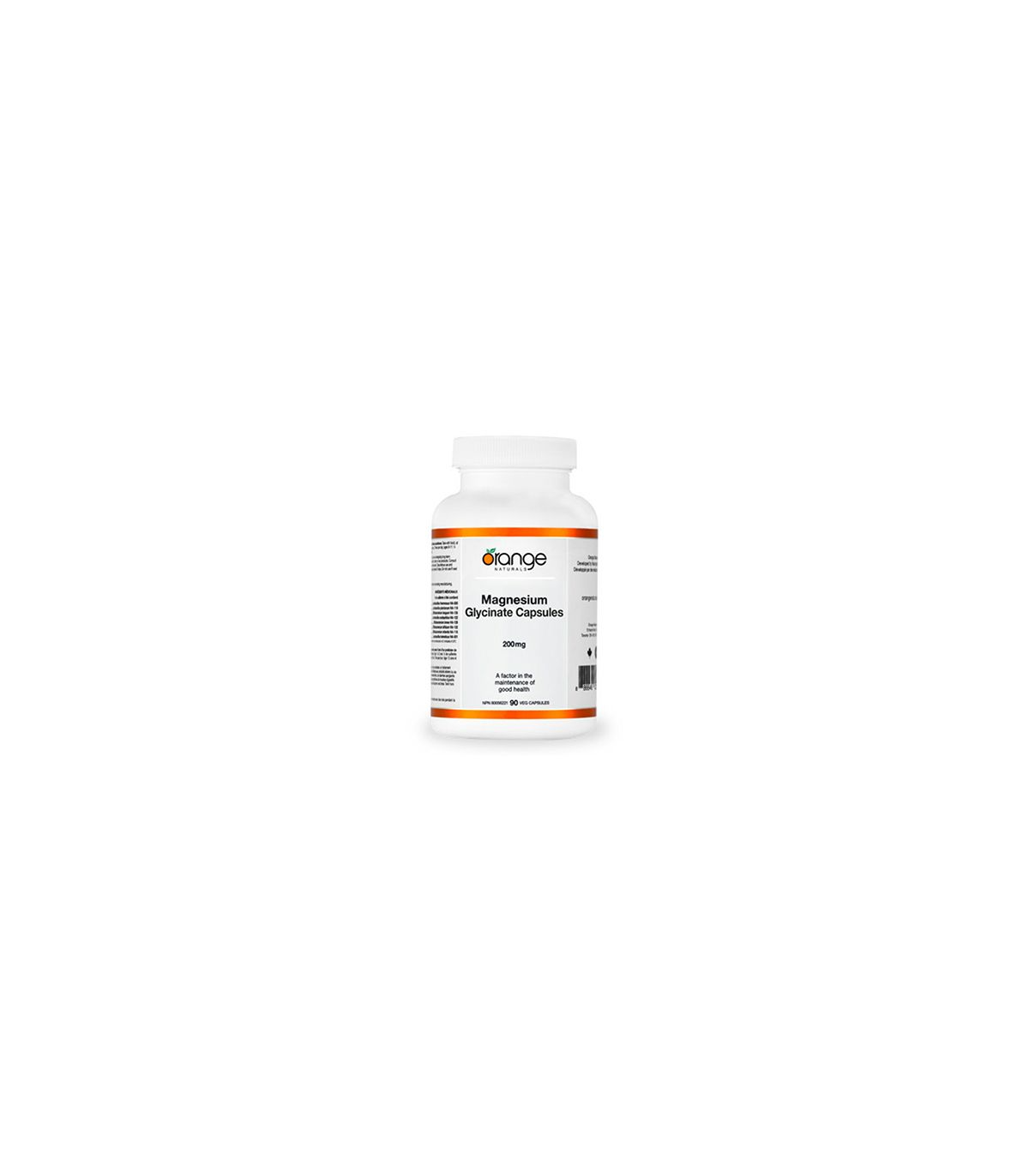 Orange Naturals 오렌지 내추럴스 마그네슘 글리시네이트 200 mg 90 식물성 캡슐 | 매일 업데이트되는 특가 상품 | VITASHOP