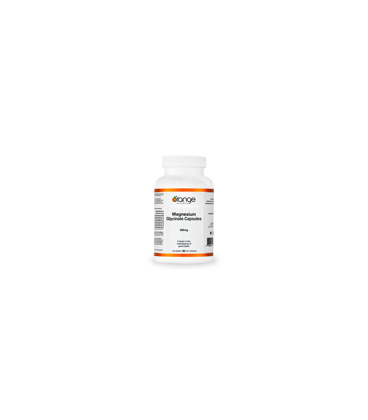 Orange Naturals 오렌지 내추럴스 마그네슘 글리시네이트 200 mg 90 식물성 캡슐 | 매일 업데이트되는 특가 상품 | VITASHOP