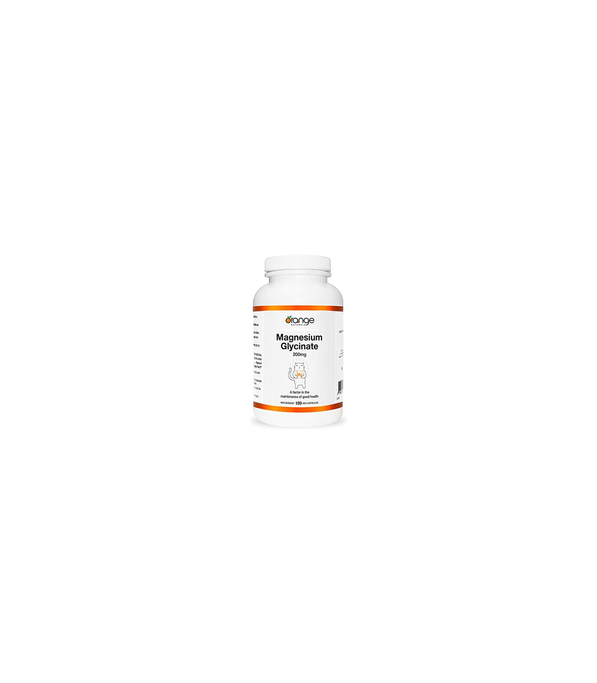 Orange Naturals 오렌지 내추럴스 마그네슘 글리시네이트 200 mg 180 식물성 캡슐 | 매일 업데이트되는 특가 상품 | VITASHOP