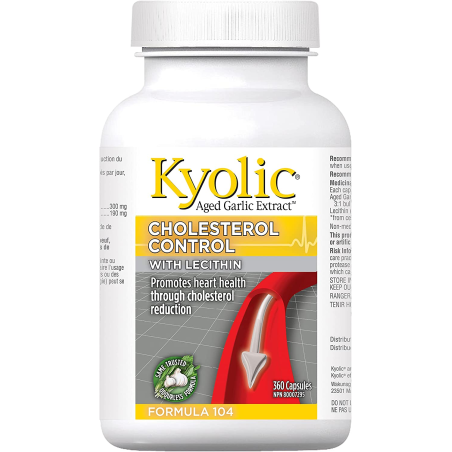 Kyolic Formula 104 Choles Cntrl w/Lecithin 360 Capsules | Unbeatable Prices, Daily Deals | VITASHOP