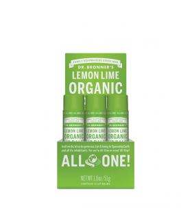 Dr. Bronner's Lemon Lime Lip Balm 12 x 4 g | Unbeatable Prices, Daily Deals | VITASHOP