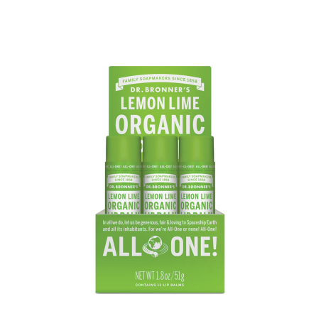 Lemon Lime Lip Balm 12 x 4 g | Safest & Easiest Shopping Vitamins Online | VITASHOP