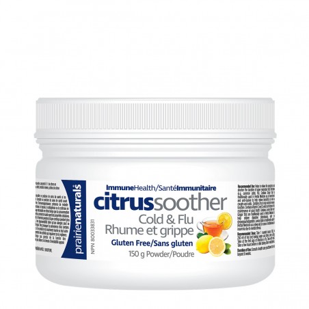 Citrus Soother Cold & Flu Hot Immune-Boosting Drink with Elderberry, Zinc, Vitamins D & C, & Lemon Balm 150 g | Safest & Easiest