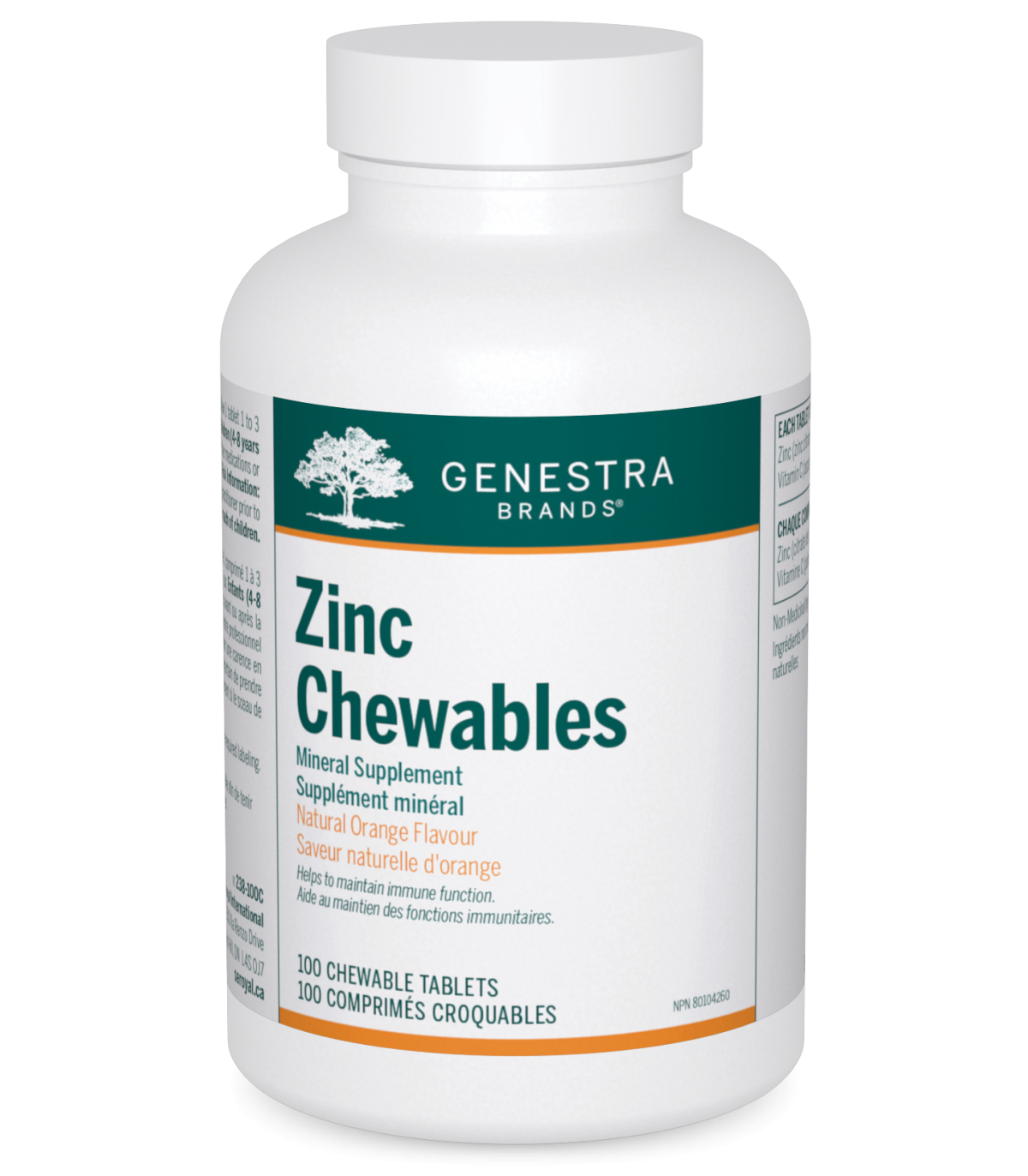 Genestra Zinc 100 Chewable Tablets | 每天不同折扣, 全网最低价格 | 种类齐全的保健品店铺 VITASHOP, 只有你想不到, 没有你买不到 !