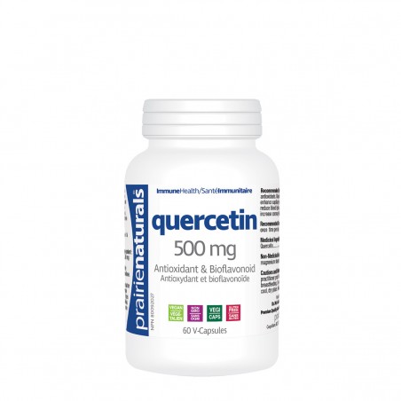 Prairie Naturals Quercetin 500mg 60 Vegi Capsules | 每天不同折扣, 全网最低价格 | 种类齐全的保健品店铺 VITASHOP, 只有你想不到, 没有你买不到 !