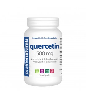 Prairie Naturals Quercetin 500mg 120 Vegi Capsules | 每天不同折扣, 全网最低价格 | 种类齐全的保健品店铺 VITASHOP, 只有你想不到, 没有你买不到 !