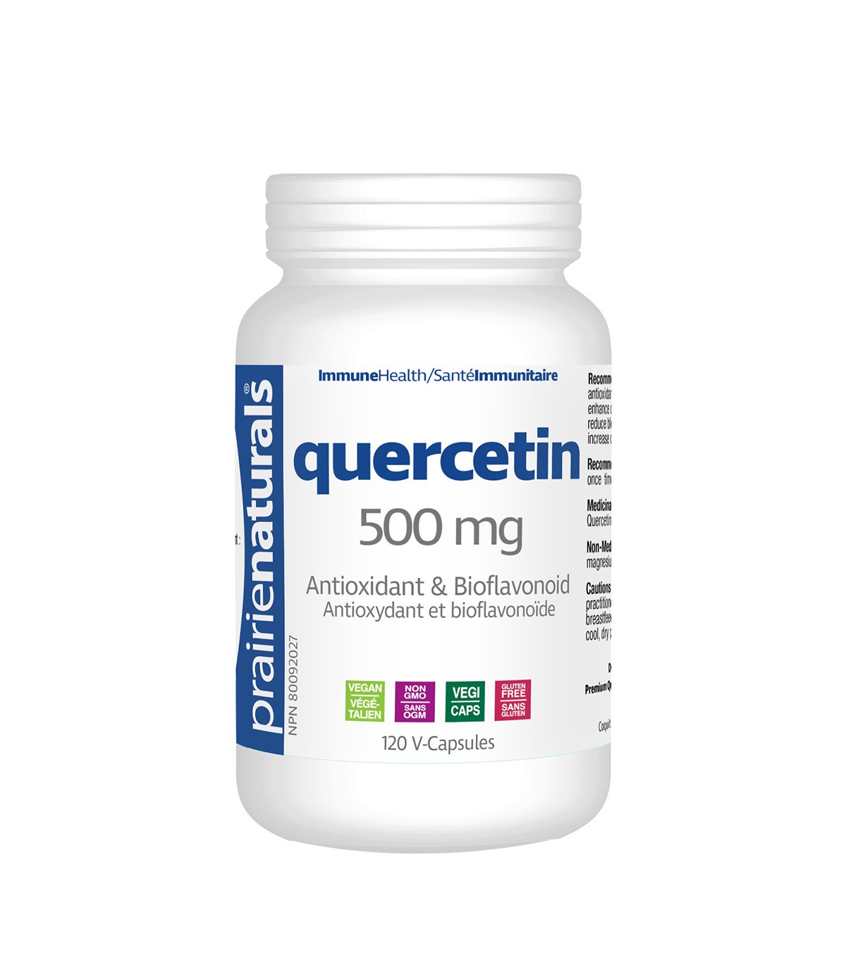 Prairie Naturals Quercetin 500mg 120 Vegi Capsules | Unbeatable Prices, Daily Deals | VITASHOP
